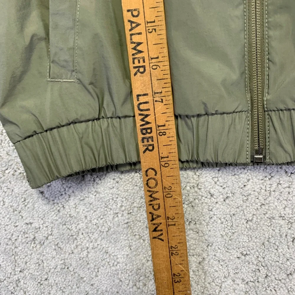 Nike Sample Jacket‎ Size Youth Medium Green Bomber Windbreaker Zip Up Swoosh